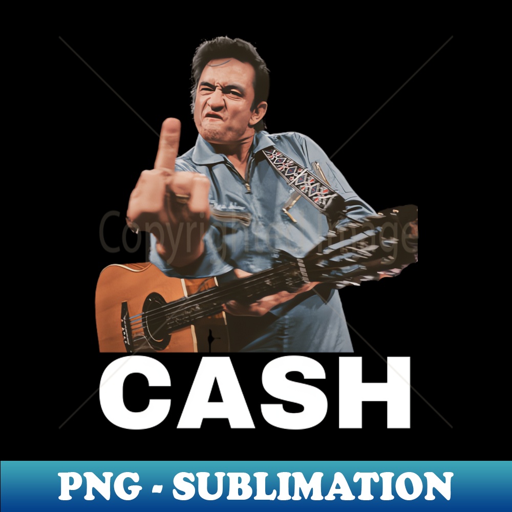 Johnny Cash Style Vintage - PNG Transparent Digital Download | Inspire ...
