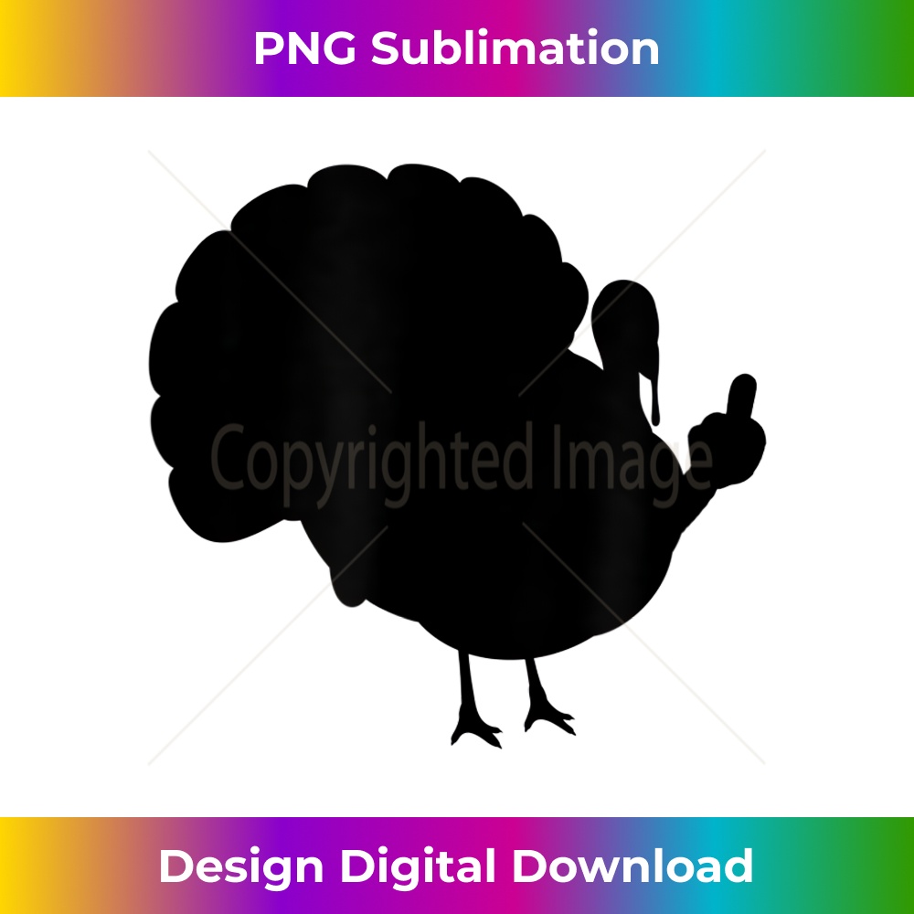 Turkey flipping middle finger the bird SublimationOptimiz Inspire