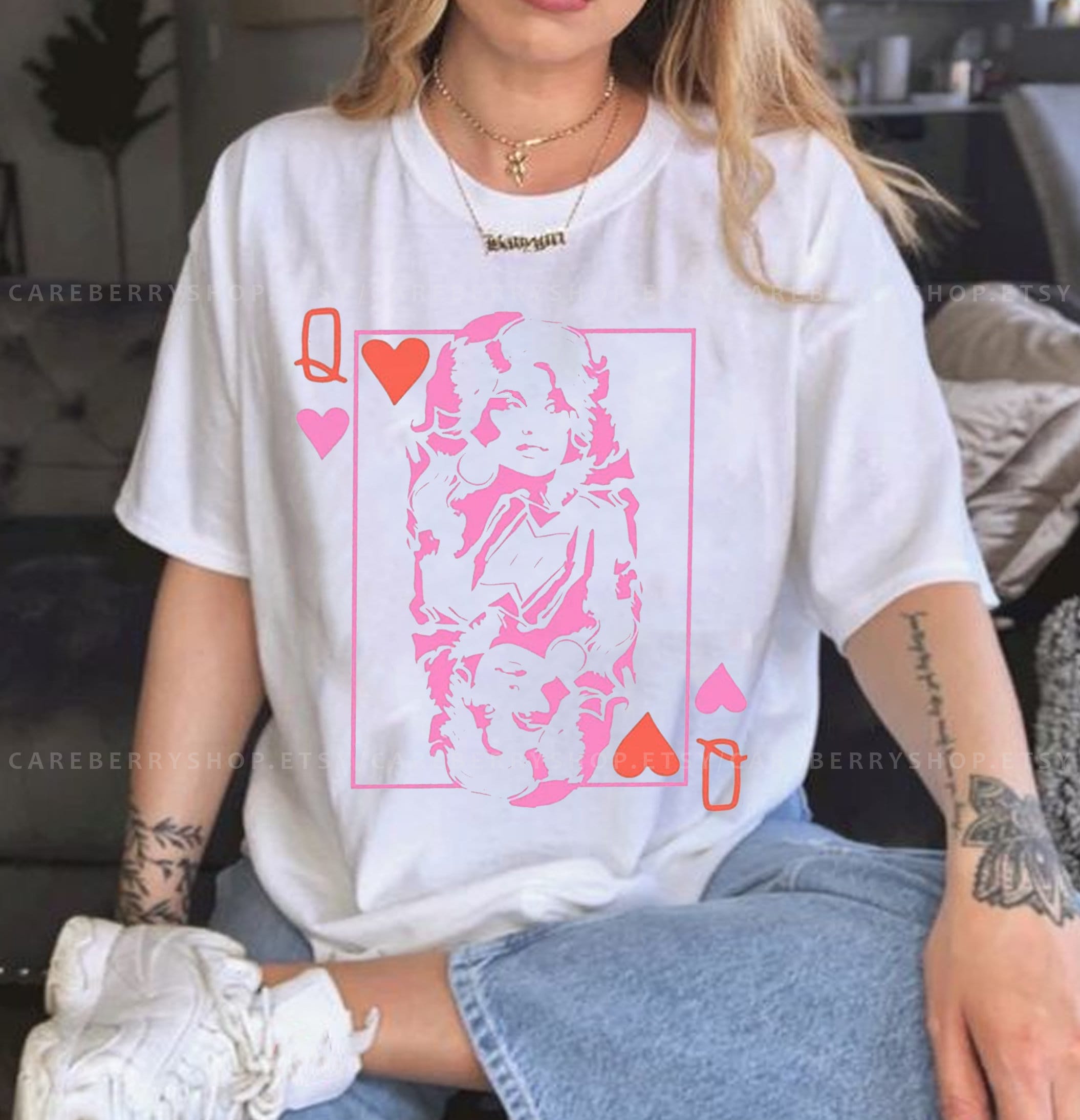 T-shirt Vintage Dolly Parton Années 80 - Motif Musique Country Western - Taille M Noir - Coton - Neuf Avec étiquettes - Cadeau Fan