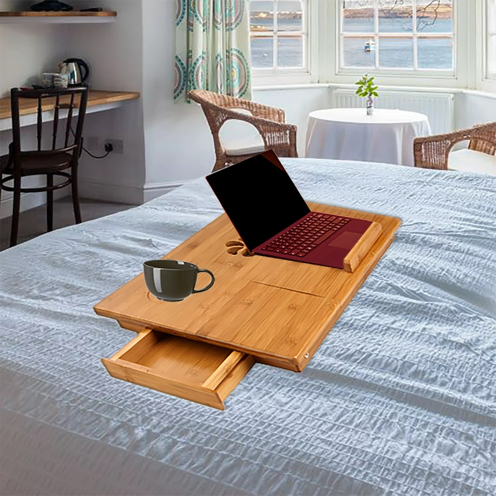Adjustable Laptop Desk with USB Cooling Fan | Inspire Uplift