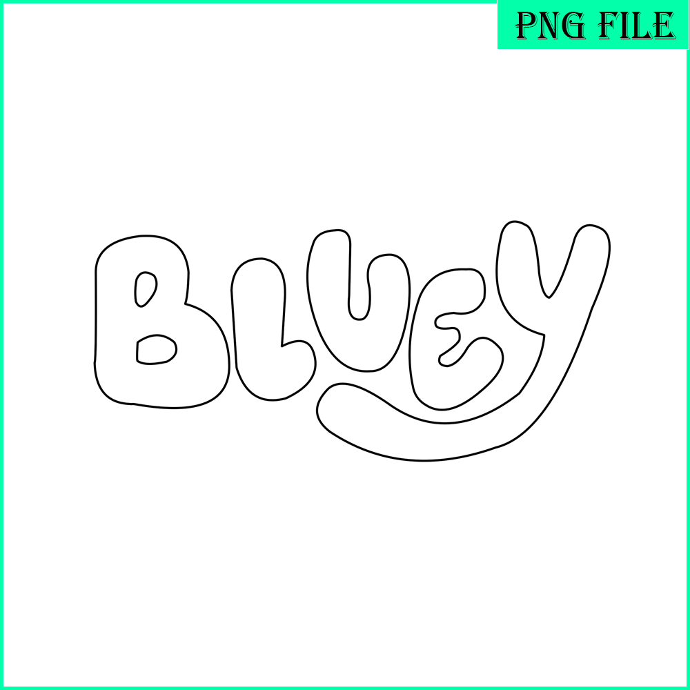 Bluey Logo PNG BLuey Cartoon PNG Bluey Movie PNG | Inspire Uplift