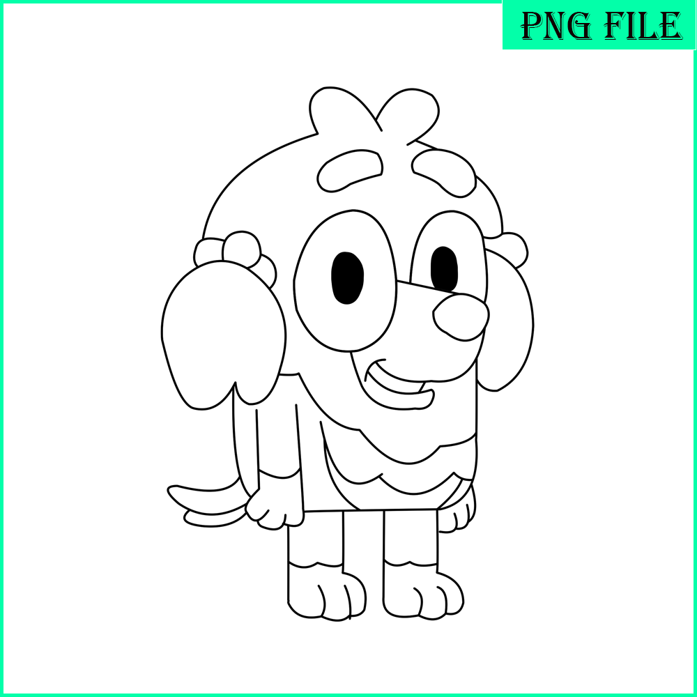 Missy Line Missy Bluey PNG Bluey Character PNG Inspire Uplift