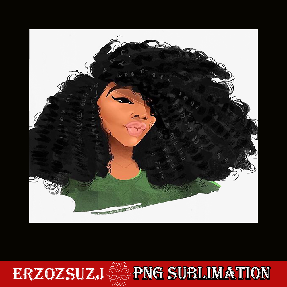 Black Girls Cartoon PNG, Anime Woman PNG, African Queen PNG | Inspire ...