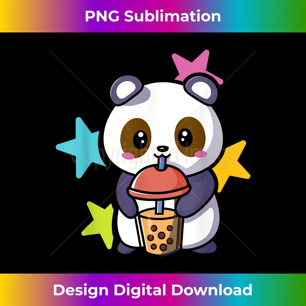 Cute Panda Drinking Boba Pearl Milk Tea Bubble Tea - Eco-F | Inspire Uplift