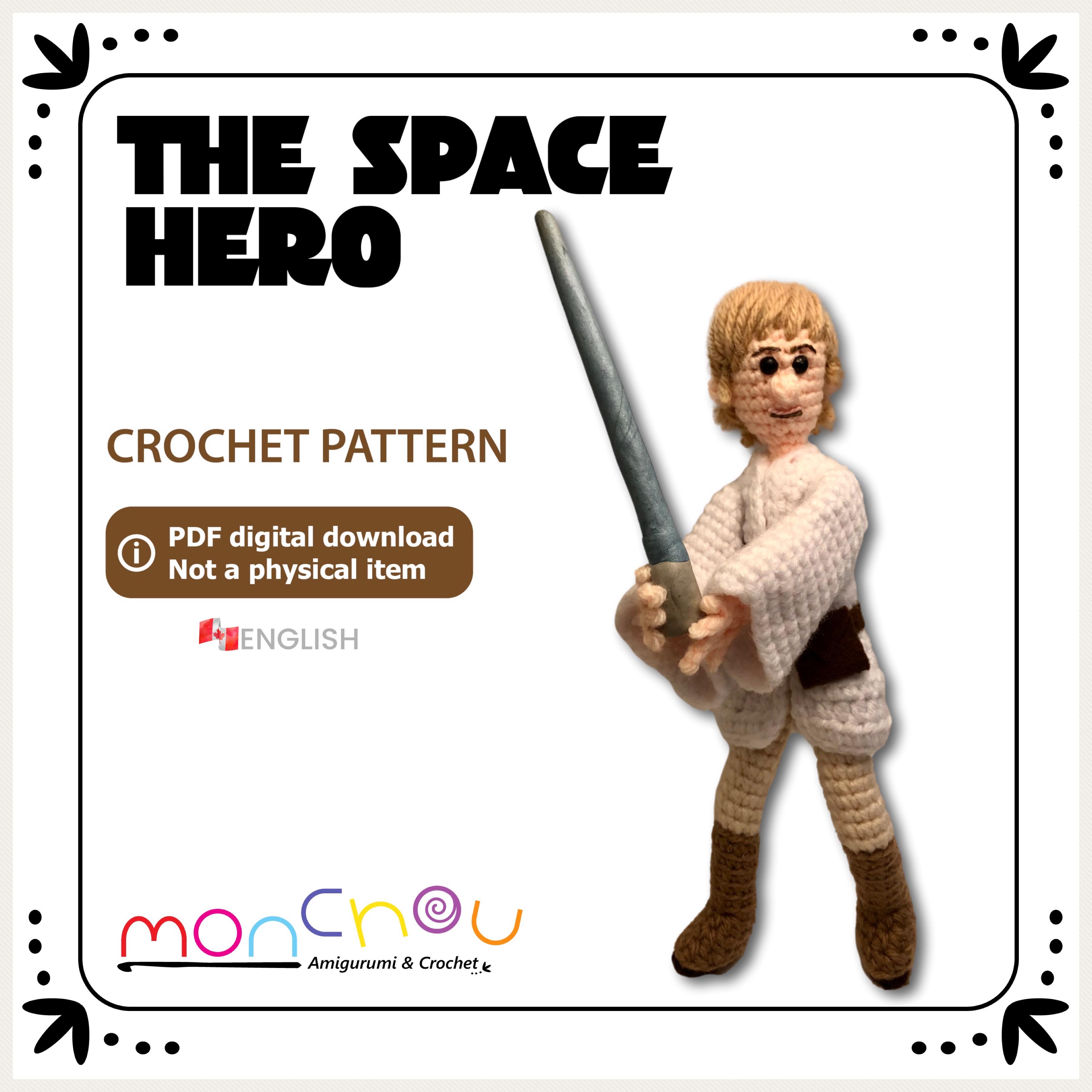 The Space Hero Crochet Pattern - Inspire Uplift