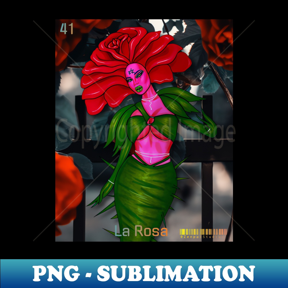 La Rosa The Rose - PNG Transparent Sublimation File - Instan - Inspire ...