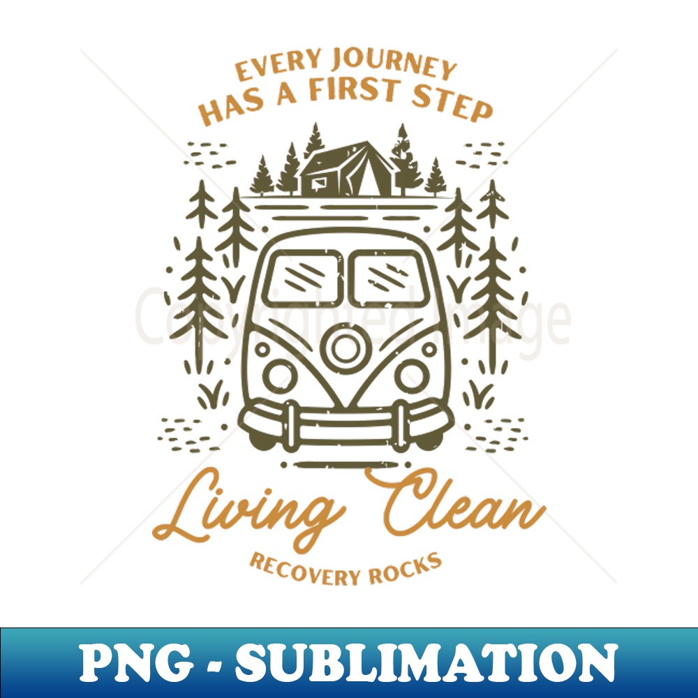Living Clean Recovery Rocks - Aesthetic Sublimation Digital | Inspire ...