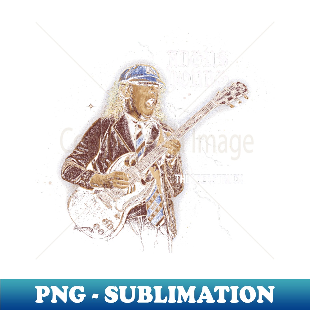ACDC Angus Young - Thunderstruck - Trendy Sublimation Digita | Inspire ...