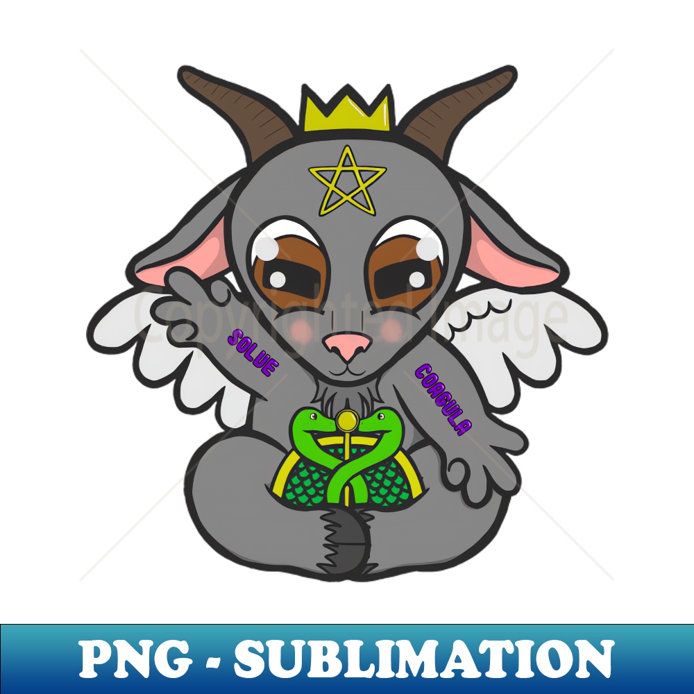 Cute Baphomet - PNG Transparent Sublimation File - Perfect f | Inspire ...