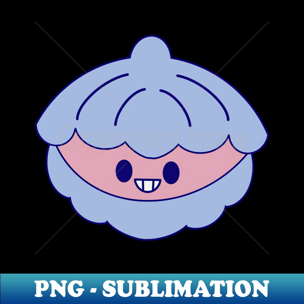 Kawaii Cute Smiley Shellfish - PNG Sublimation Digital Downl - Inspire ...