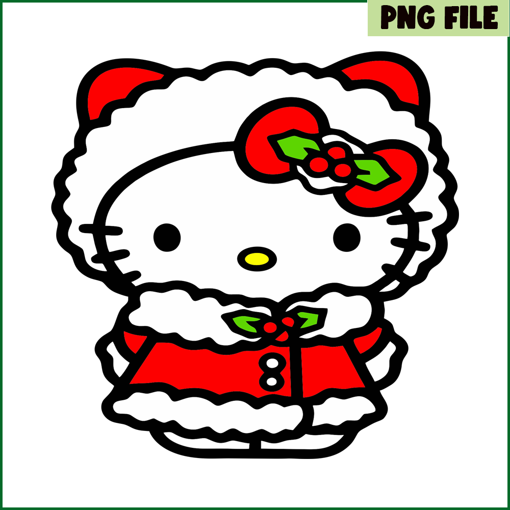 Hello kitty christmas svg | Inspire Uplift