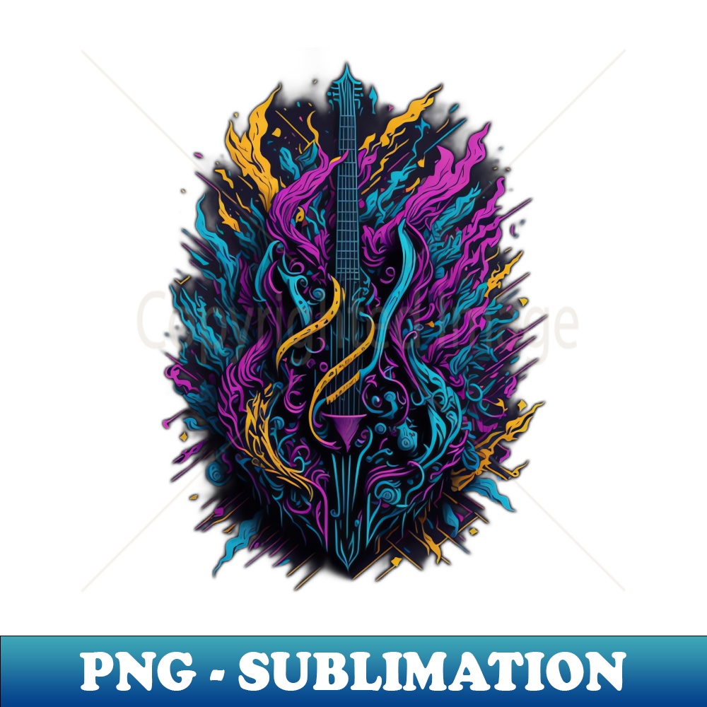 Rock and roll highly detailed colorful graffiti illustration | Inspire ...