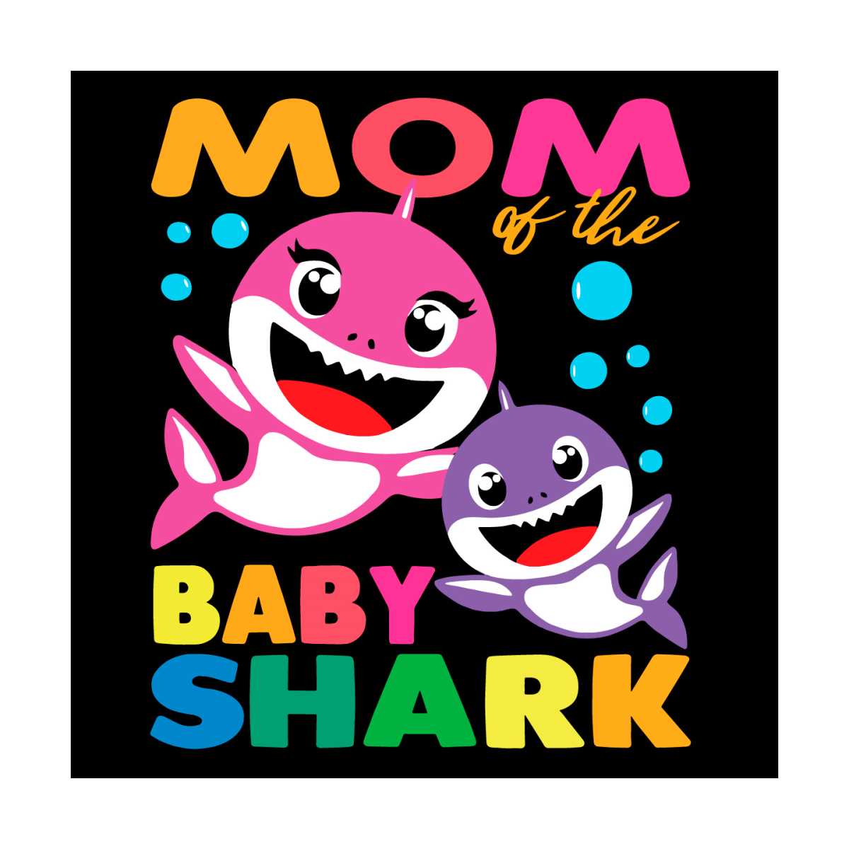 Mommy Of The Baby Shark Svg, Trending Svg, Baby Shark Svg, M