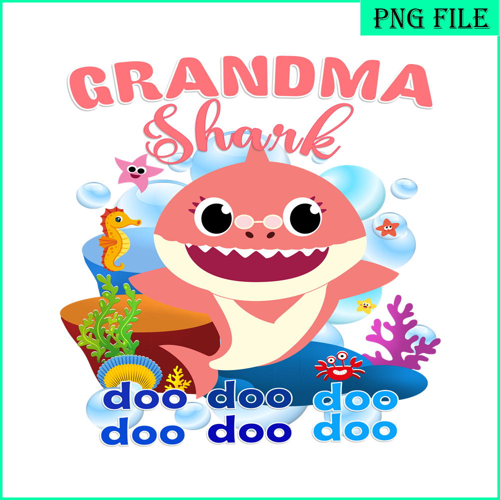 Grandma shark png Inspire Uplift