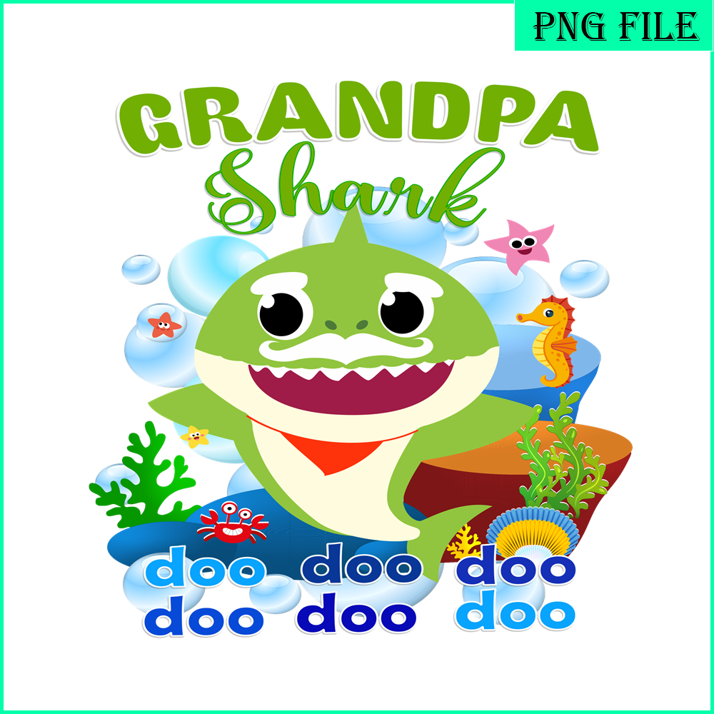 Grandpa shark png | Inspire Uplift