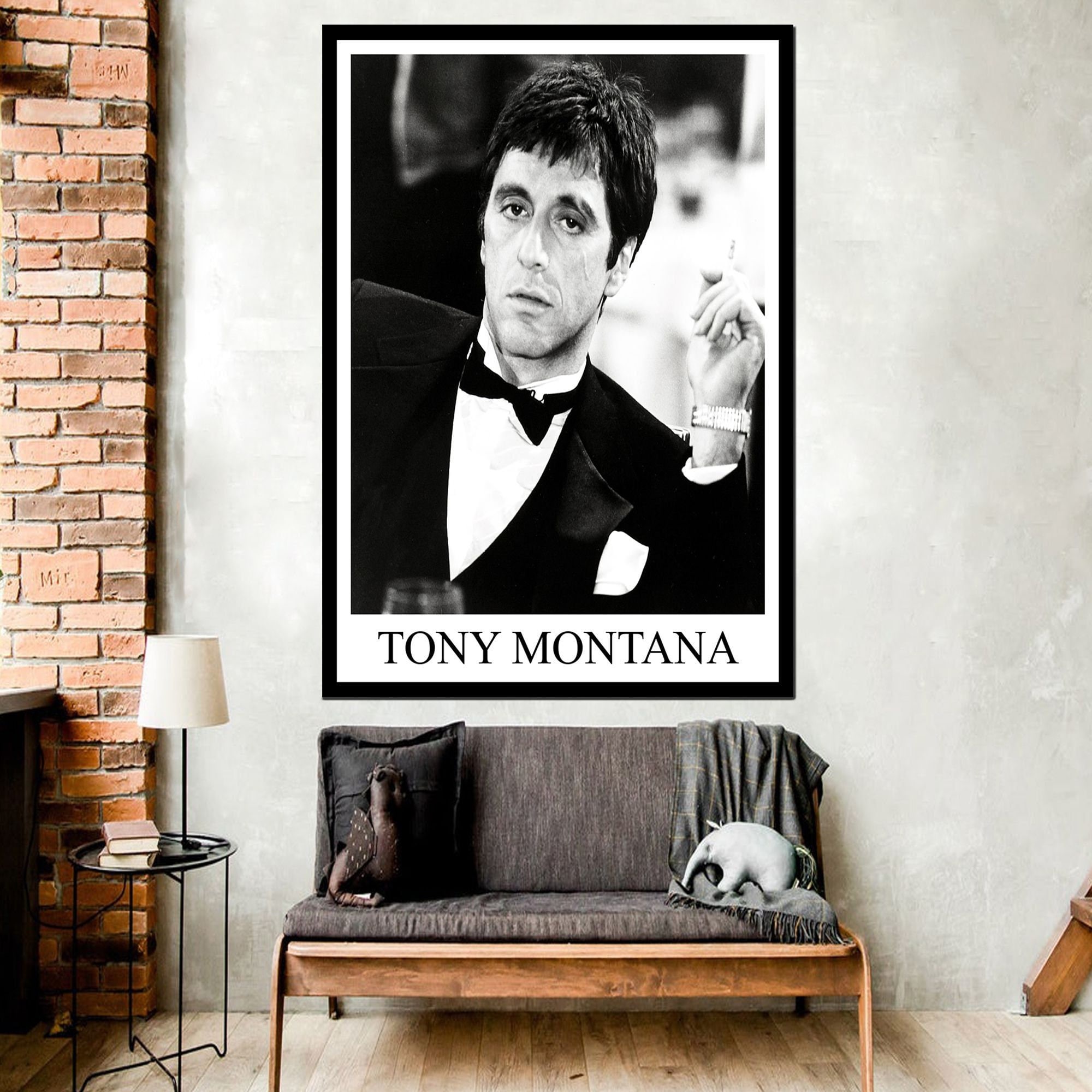 Scarface Al Pacino Tony Montana Scarface Canvas Tony Montana