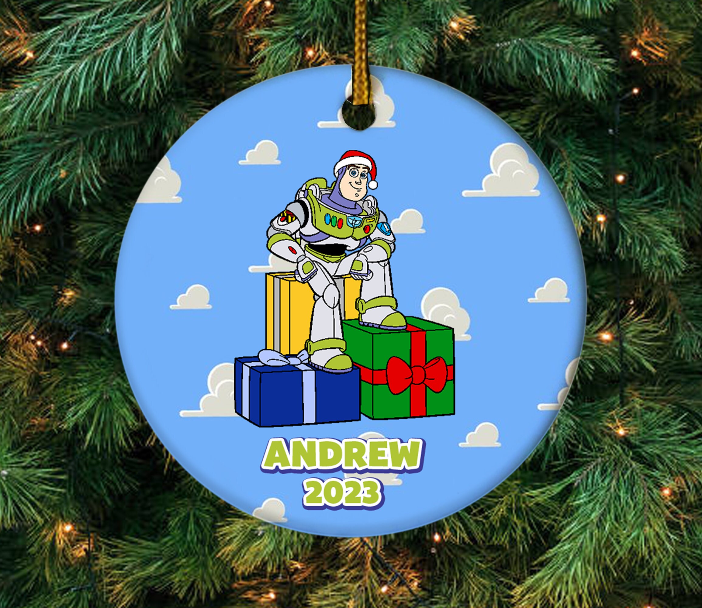 Custom Toy Story Ornament, Buzz Lightyear 2023 Ornament Inspire Uplift