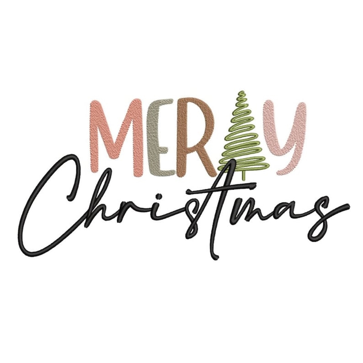 Merry Christmas Embroidery Design Christmas Tree Machine Em Inspire Merry christmas embroidery design christmas tree machine em inspire