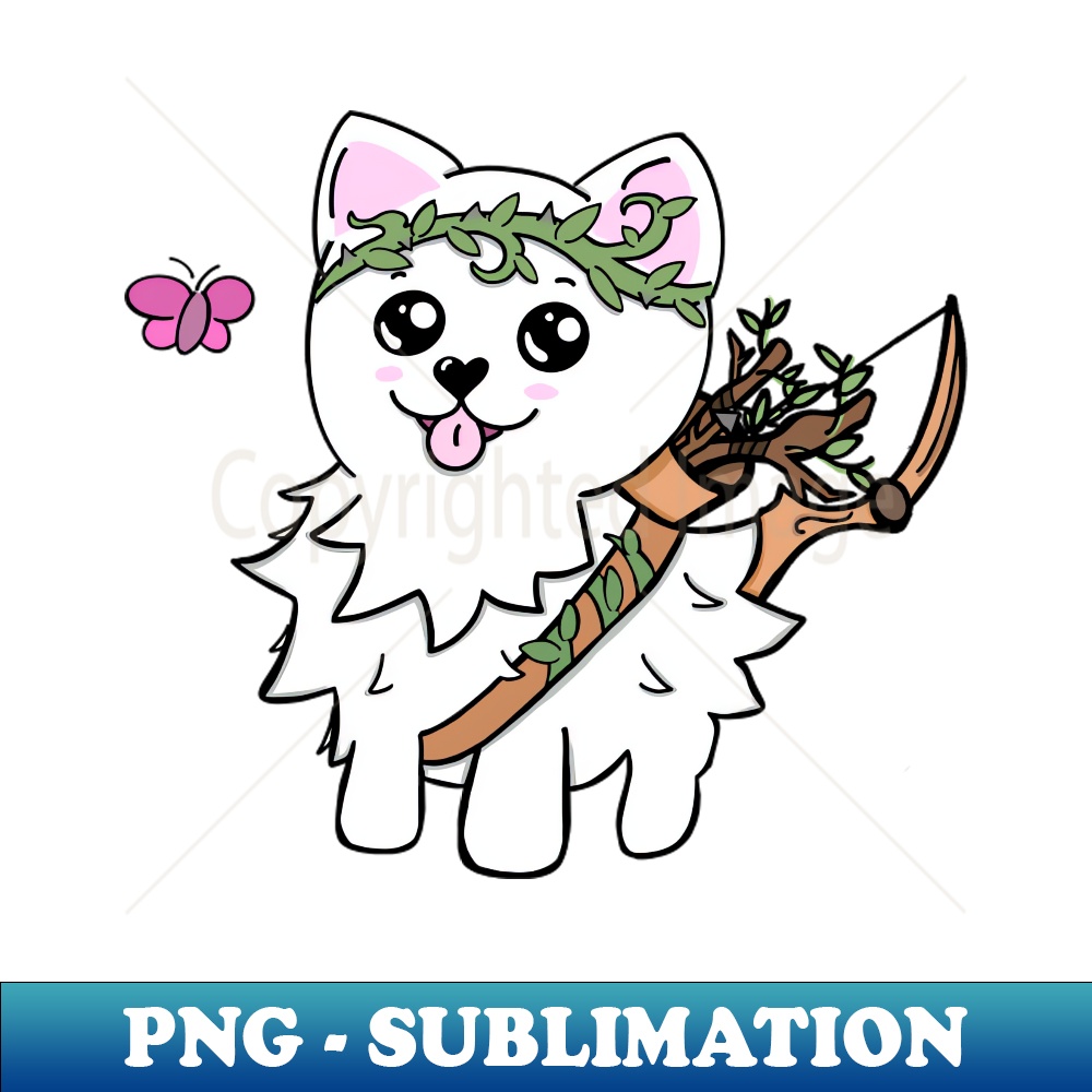 Pomeranian DND Ranger or Druid Fantasy Art DND Dogs - Ele | Inspire Uplift