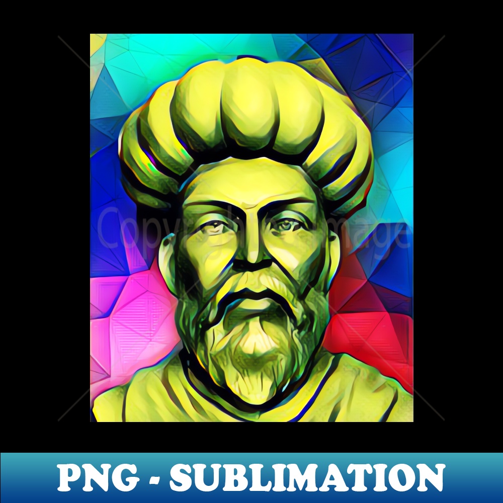 Ibn al Nafis Colourful Portrait Ibn al Nafis Artwork 7 PN Inspire