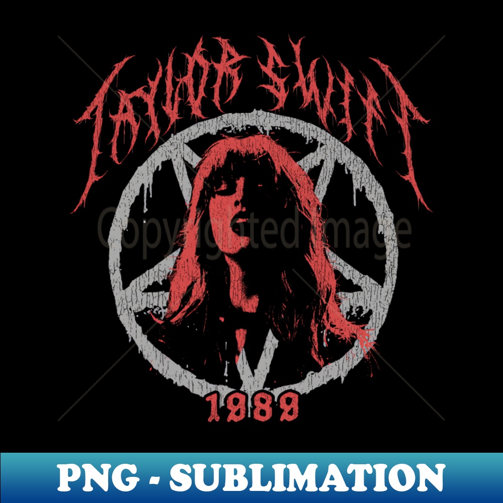 Taylor Swift Death Metal 1989 Pentagram Original Fanart Desi Inspire