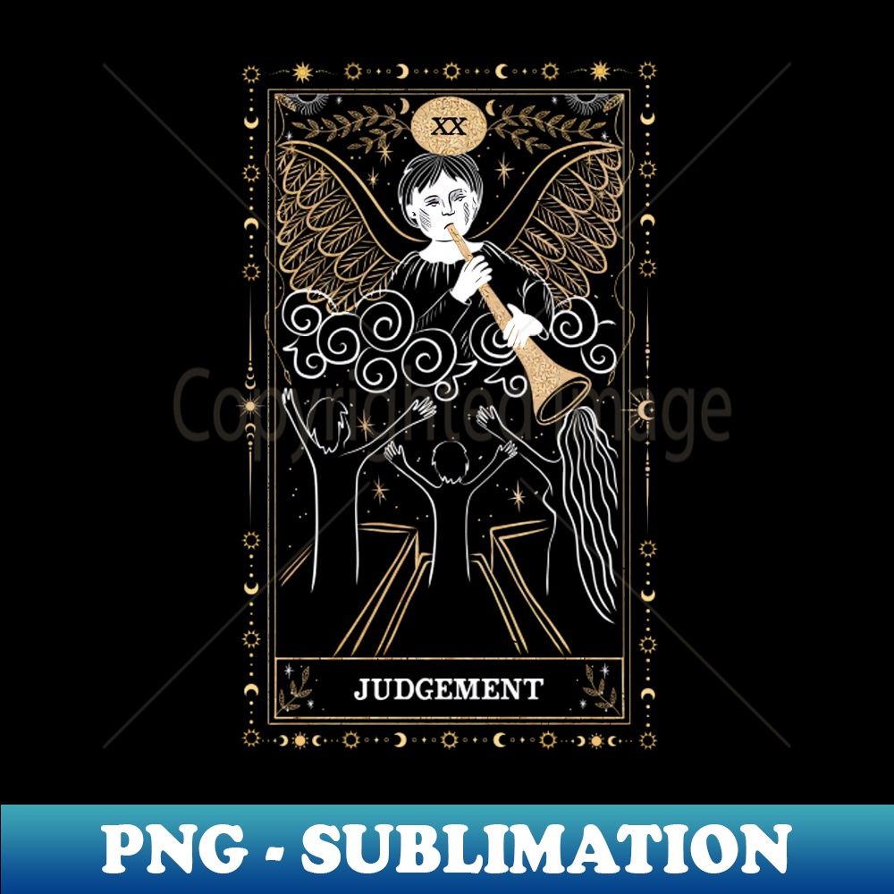 Judgment Card Custom Judgement Tarot Card - PNG Transparent Sublimation Design - | Inspire ...