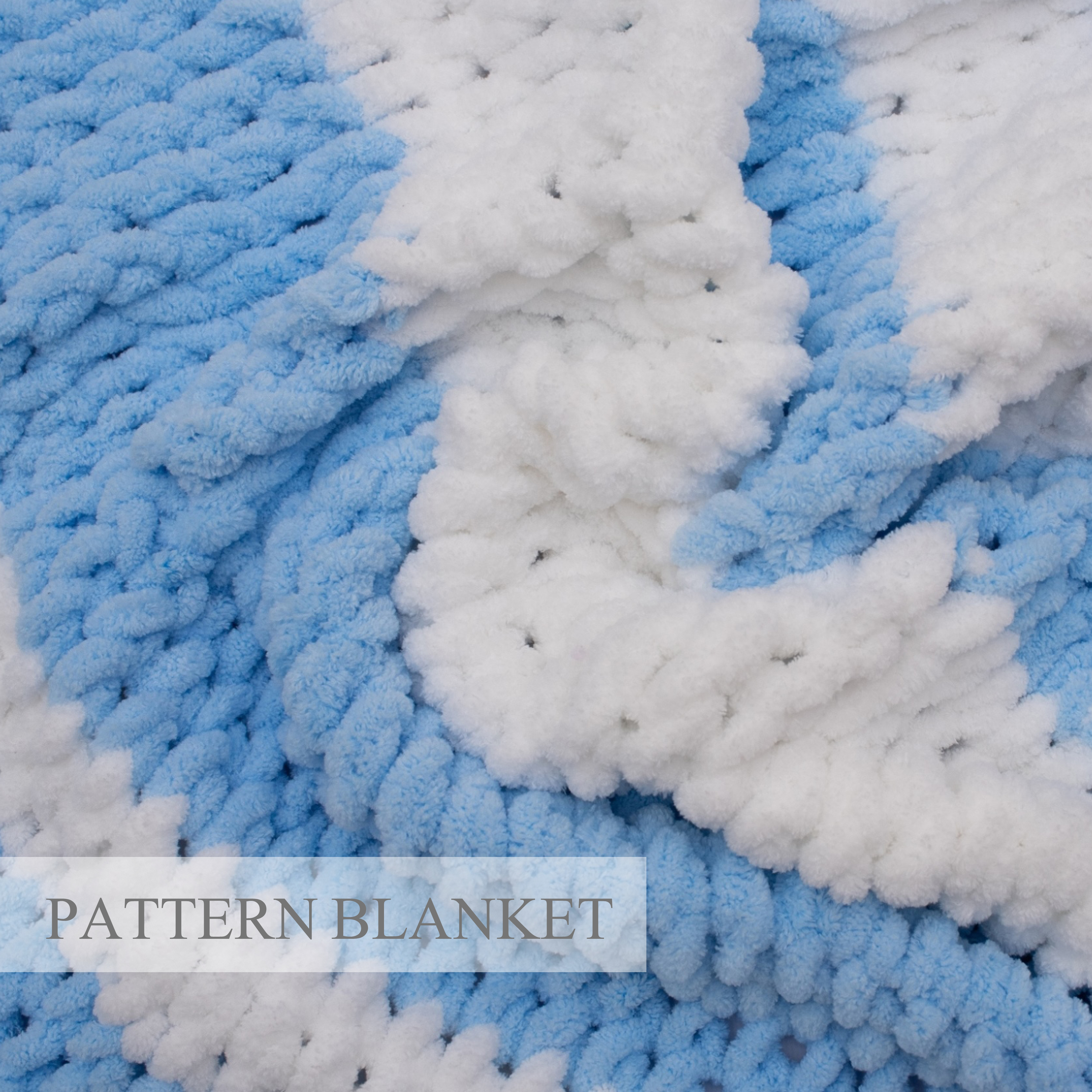 loop yarn blanket pattern, finger knit blanket pattern | Inspire Uplift