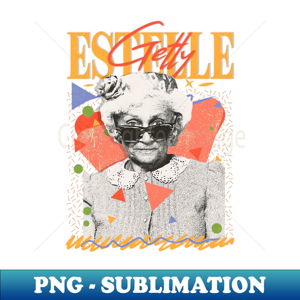 Retro Look -Estelle Getty- Style 80S Fan Design - Sublimati - Inspire ...