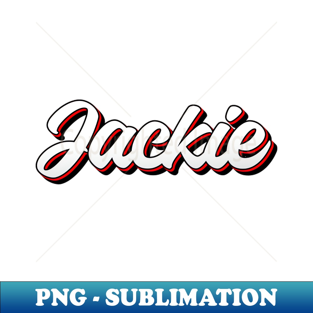 Jackie name - cool 70s retro font - Premium PNG Sublimation | Inspire ...