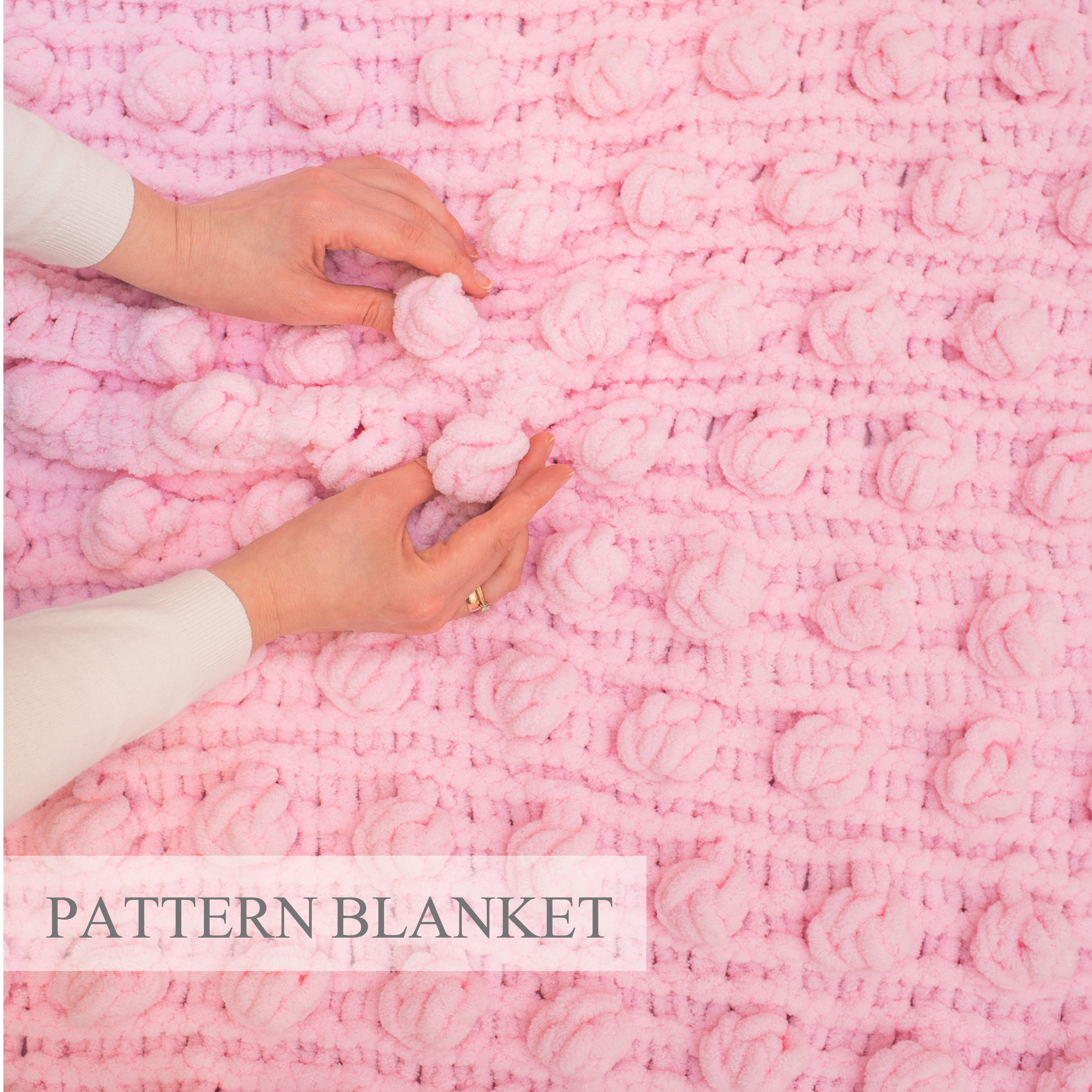 Finger knit blanket pattern, Alize Puffy Pattern, Loop Yarn | Inspire ...
