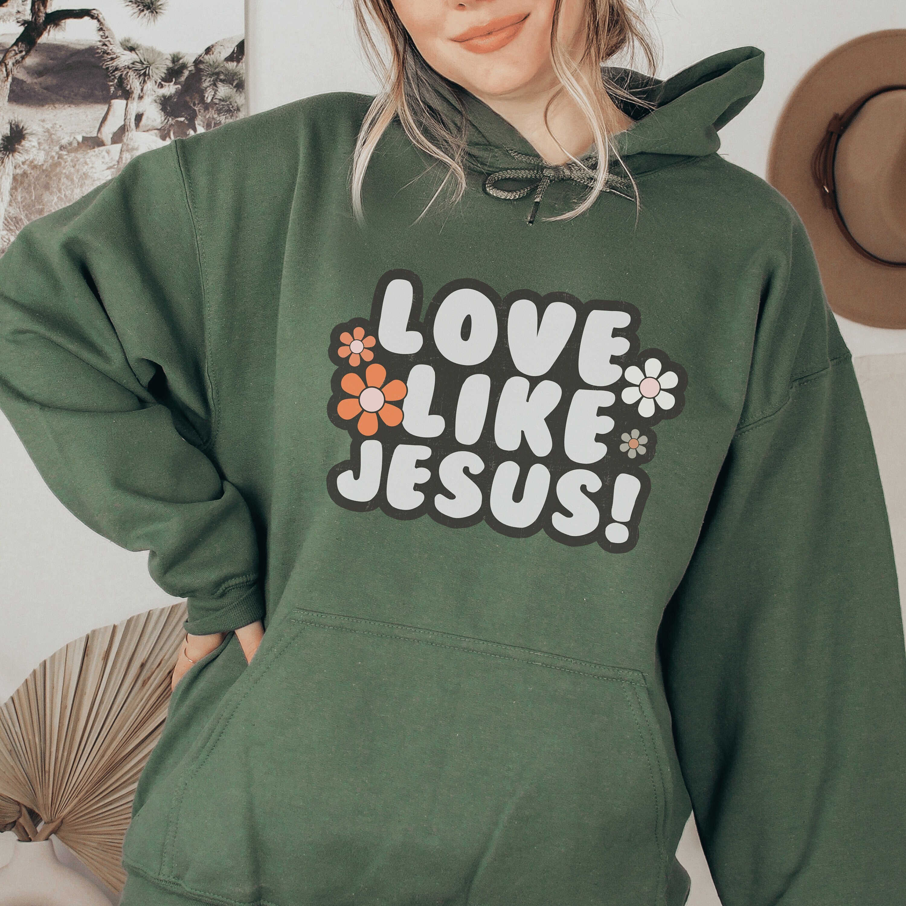 Mi luv you like how Jesus luv  likkle pickney  Unisex Hoodie main image 0