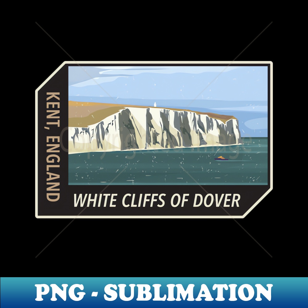 White Cliffs of Dover Professional Sublimation Digital Dow Inspire Uplift