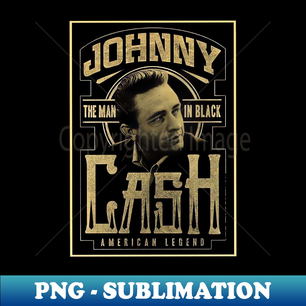 Johnny cash - Digital Sublimation Download File - Enhance Yo - Inspire ...