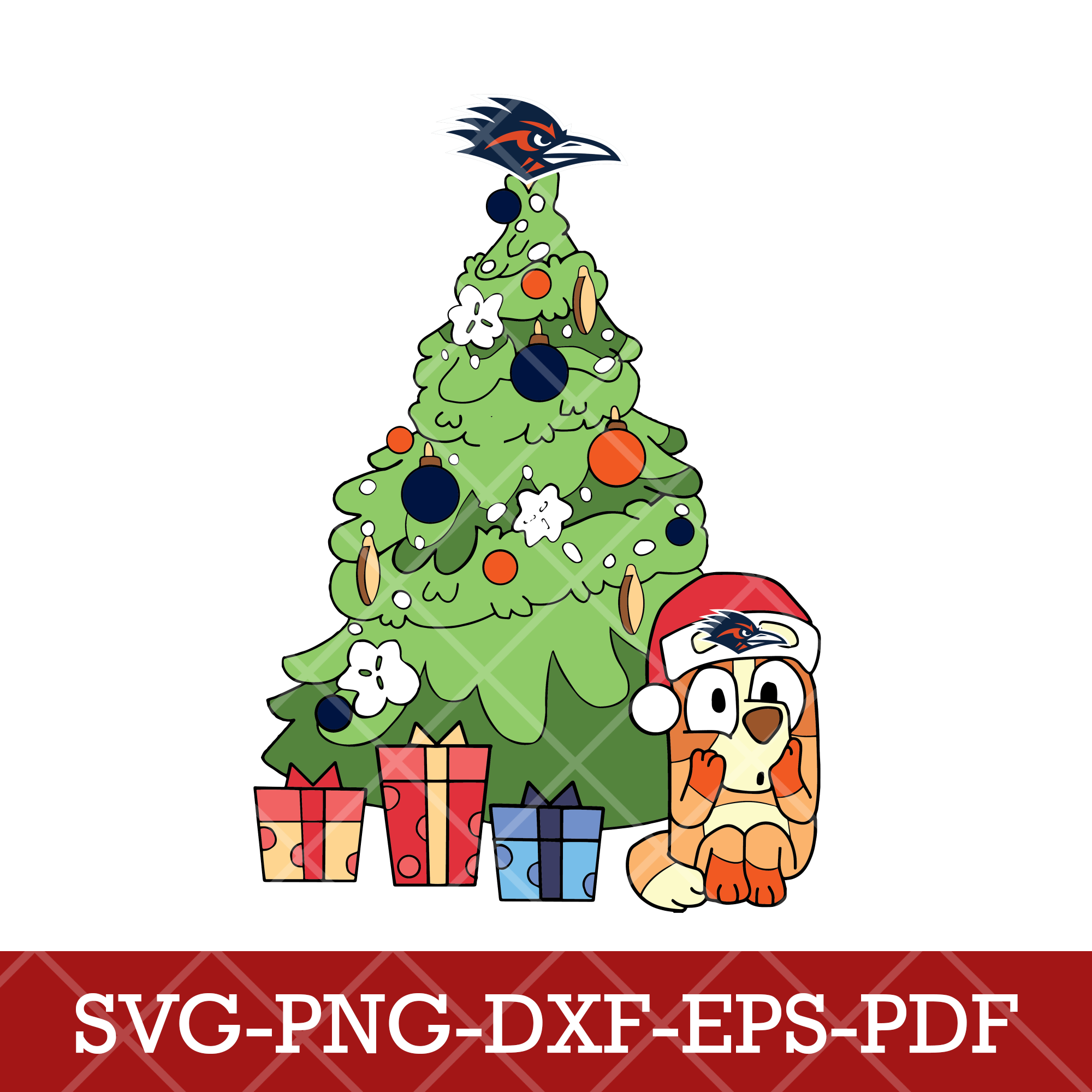 UTSA Roadrunners_NCAA Bluey 9,SVG,DXF,EPS,PNG,digital downlo Inspire