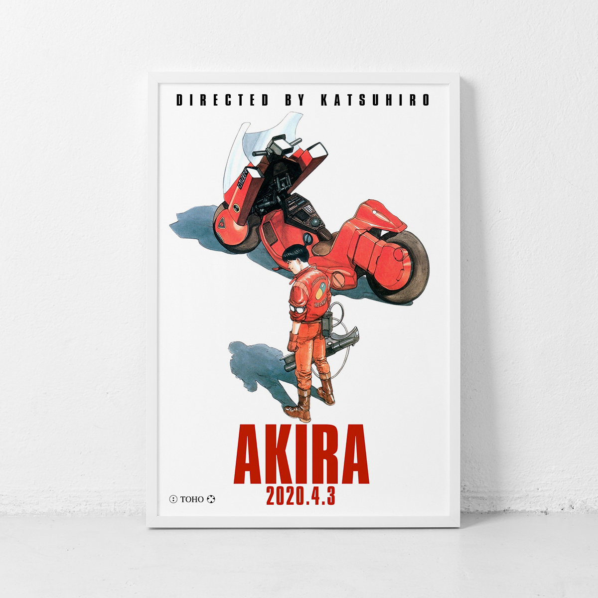 Akira - Red Fighting Anime Movie Poster Classic Retro Rock V | Inspire ...