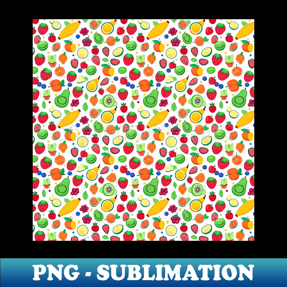 Subtle Superfruit Pattern Fruits Seamless Pattern Colorful Cute Berry Garden Plant Har | Inspire ...