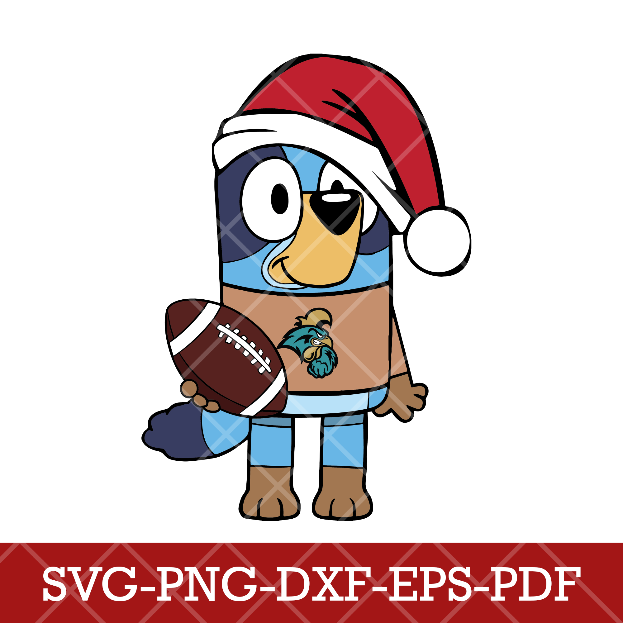 Coastal Carolina Chanticleers_NCAA Bluey 6,SVG,DXF,EPS,PNG,d Inspire Uplift