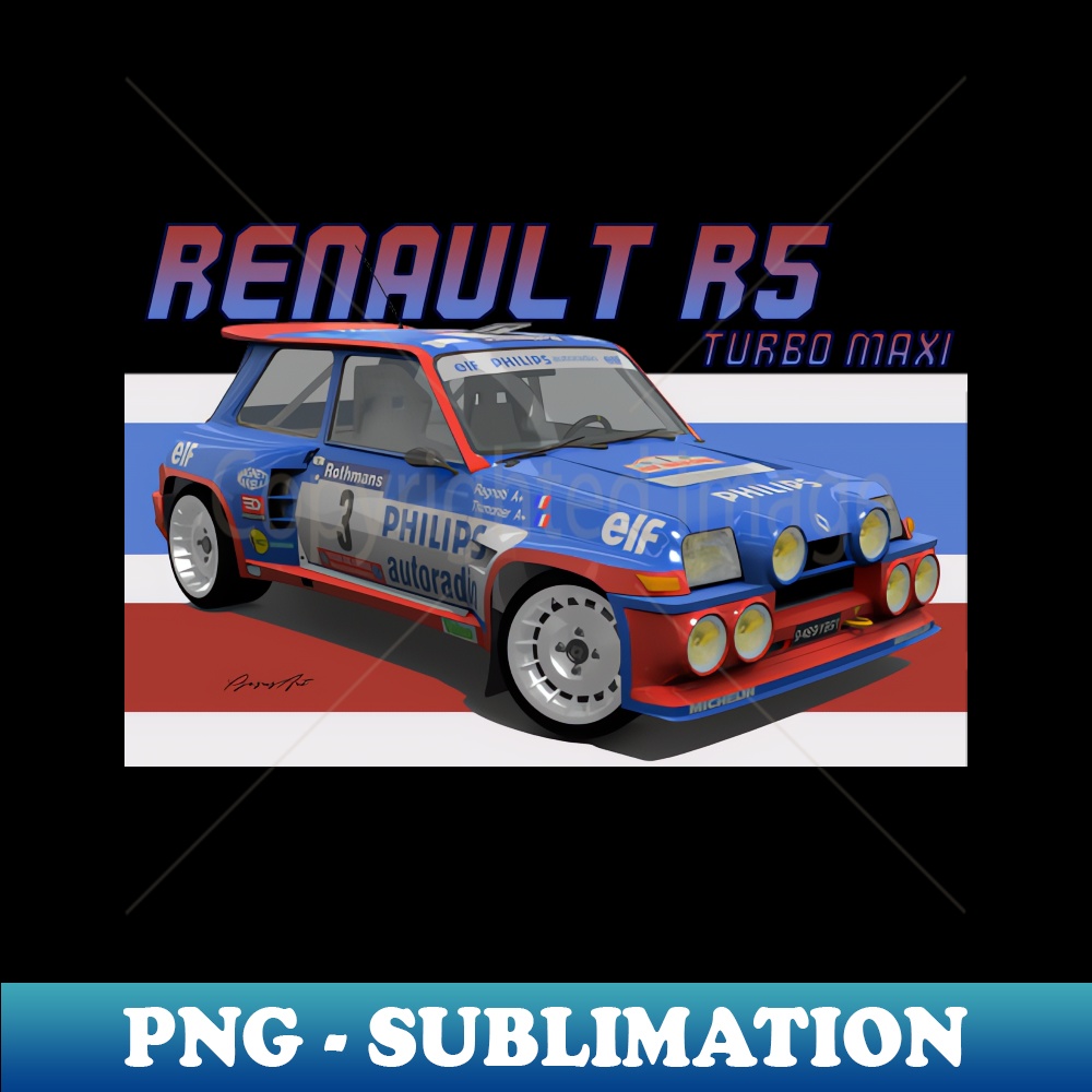 Png R5 Vector Renault R5 Turbo MAXI - Unique Sublimation PNG Download - Ad | Inspire ...