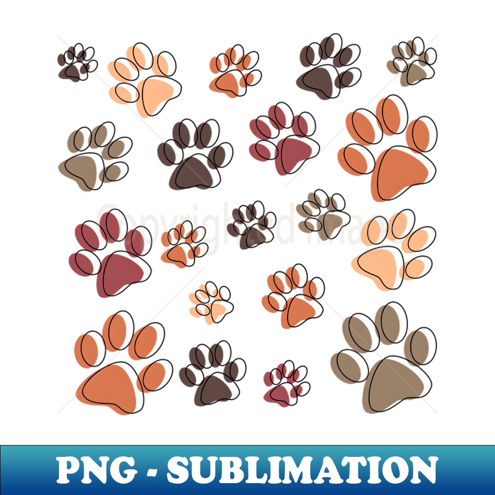 Colorful Paw Print - Creative Sublimation PNG Download - Unl | Inspire ...