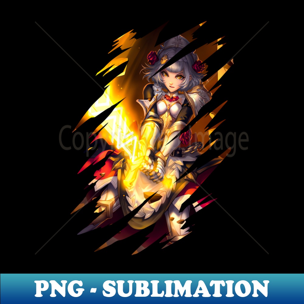 Genshin Impact Noelle Signature Sublimation PNG File Rev Inspire