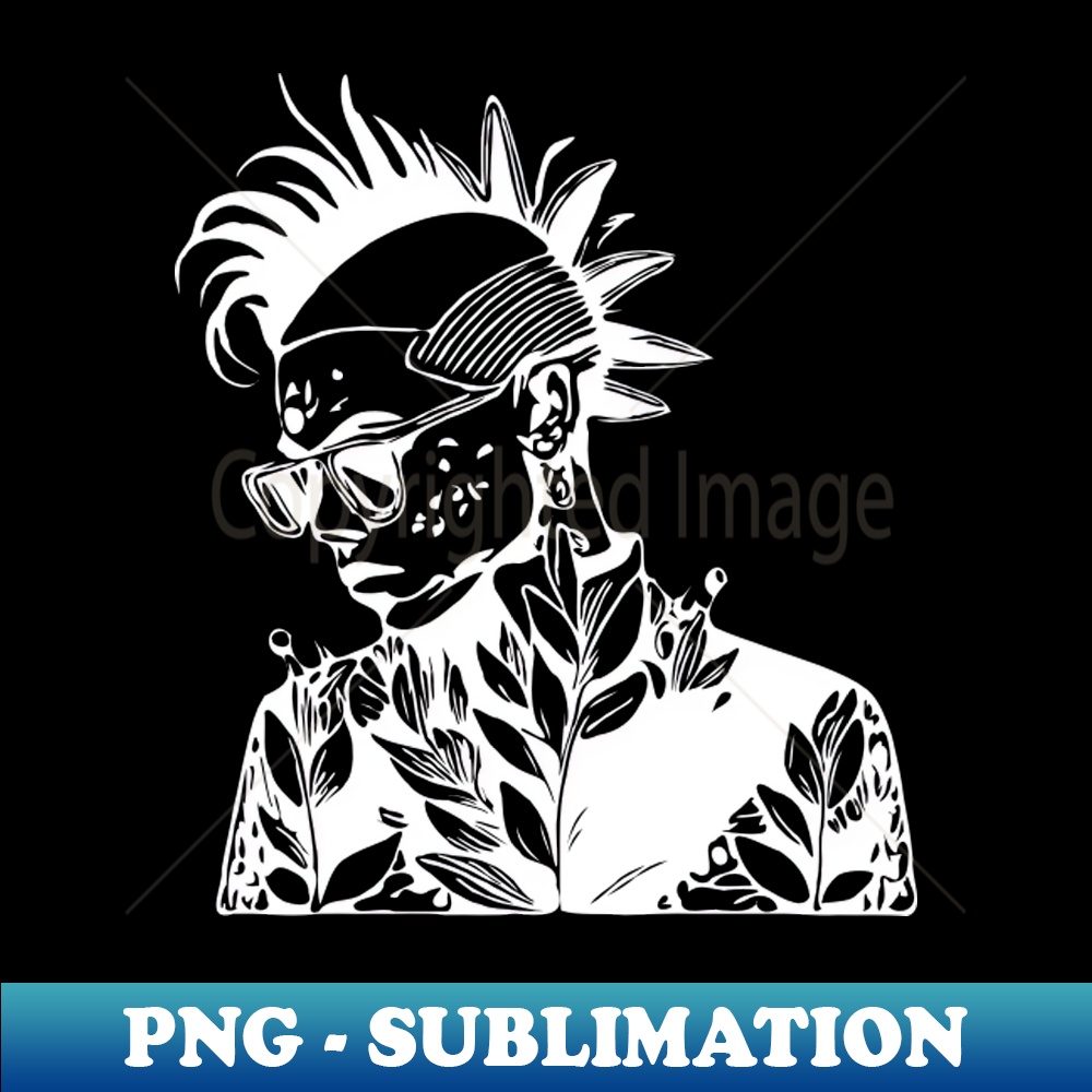 Botanical Punk - PNG Transparent Sublimation Design - Unleas | Inspire ...