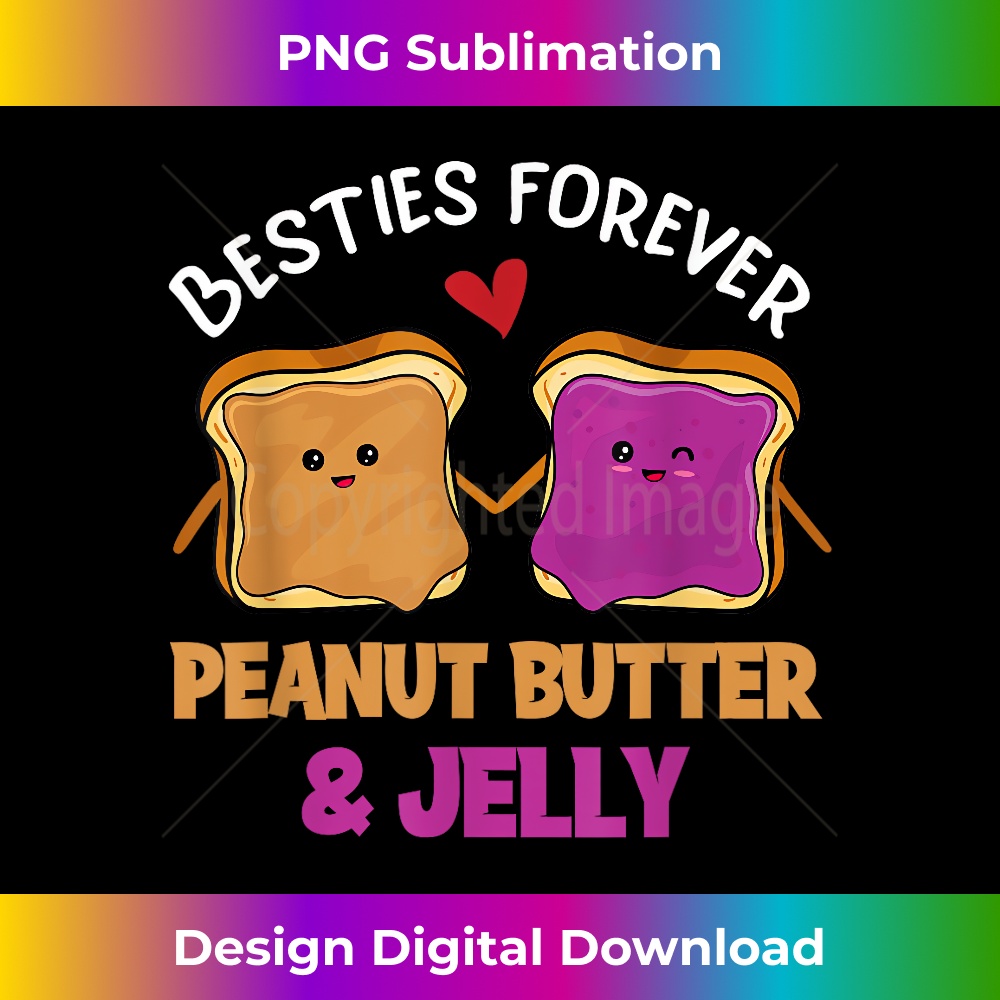 Peanut Butter & Jelly Besties Forever Best Friend Girlfriend | Inspire ...