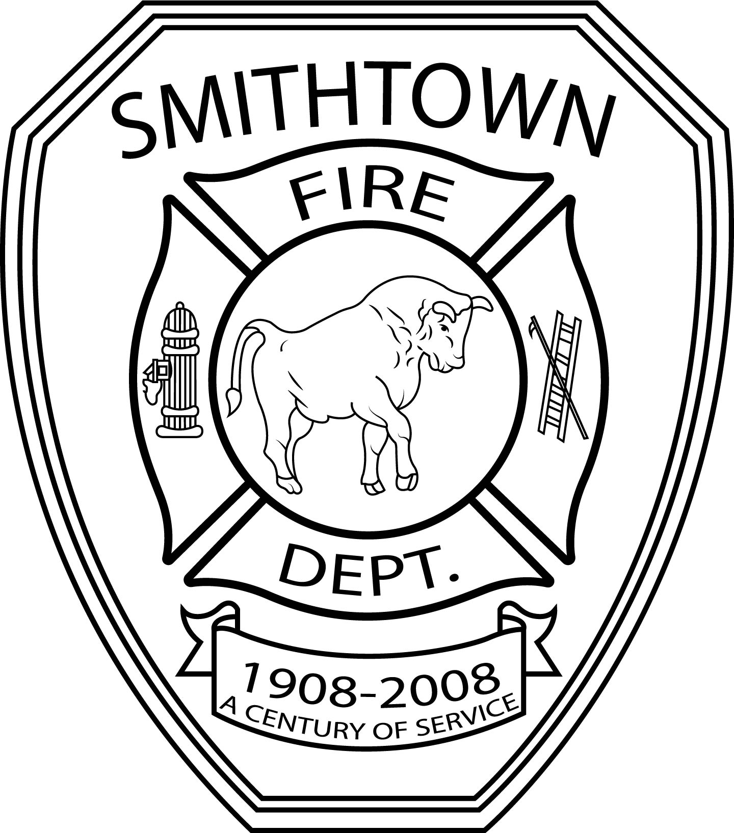 SMITHTOWN FIRE DEPT A CENTURY OF SERVICE VECTOR FILE SVG DXF Inspire