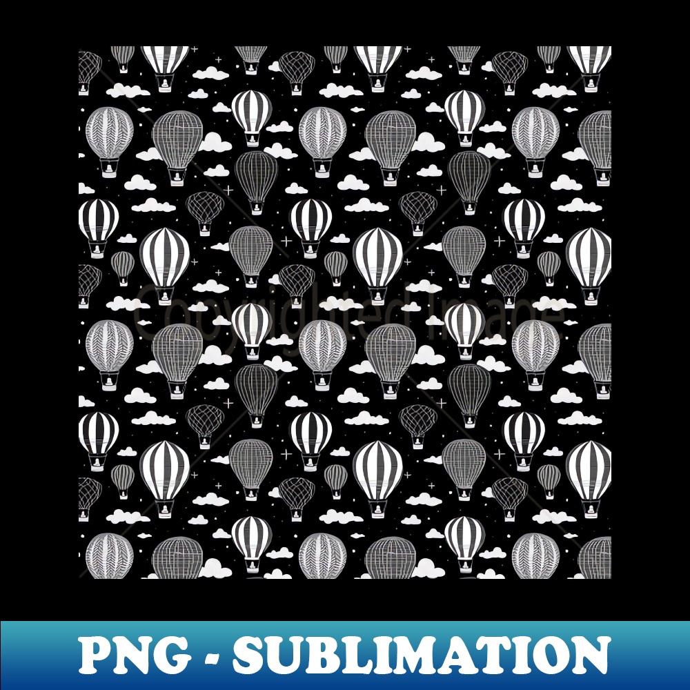 Hot Air Cloud Balloon Pattern Print Backpack main image 0