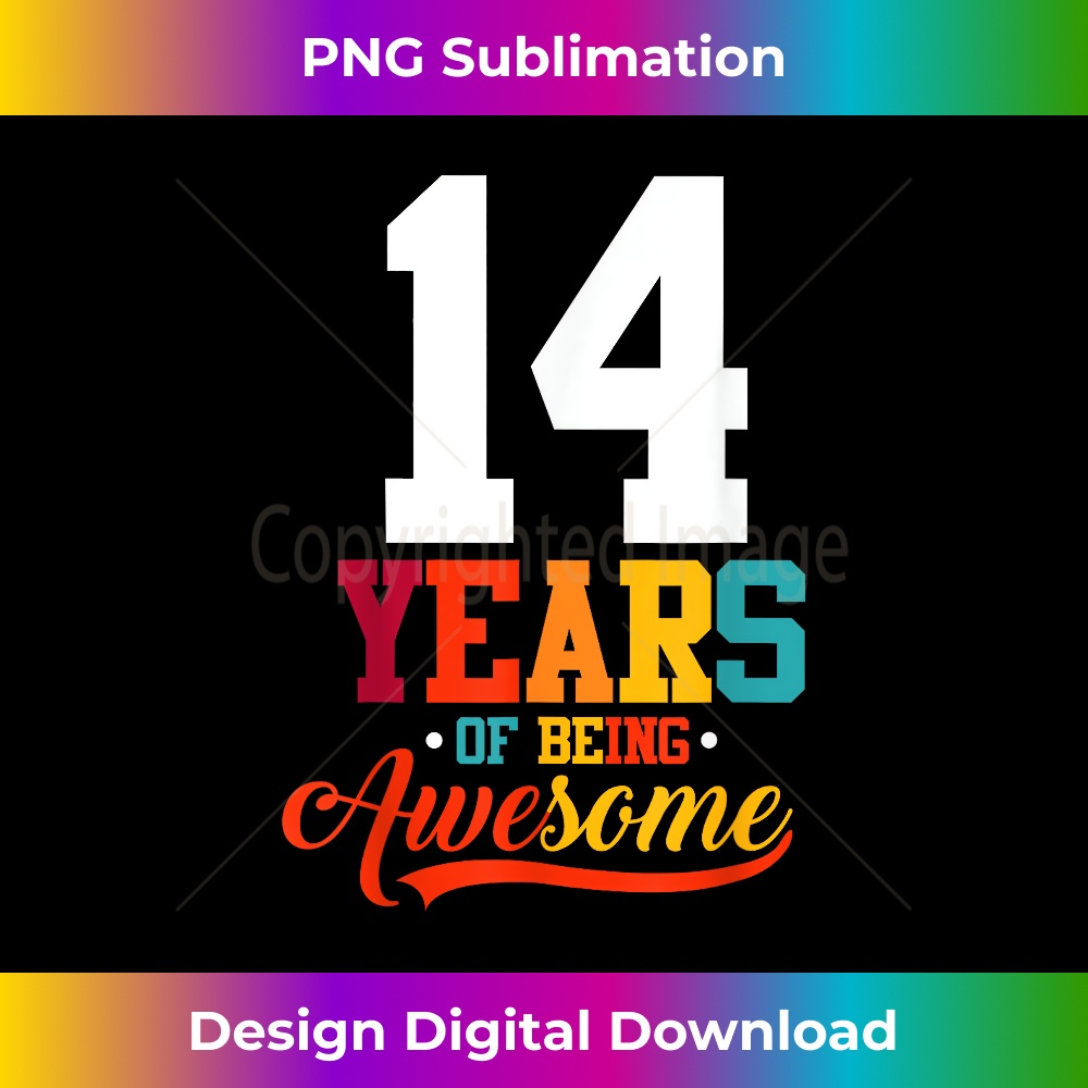 14 Years Of Being Awesome Gifts 14 Years Old 14th Birthday - | Inspire ...