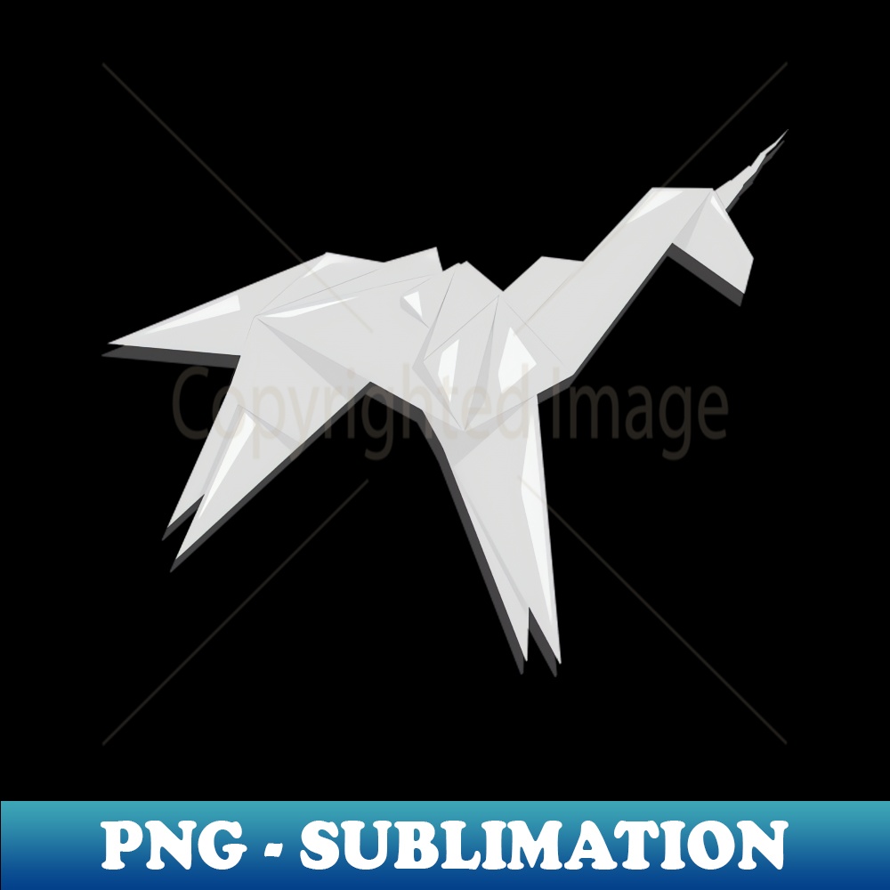 Blade Runner Origami Unicorn - PNG Transparent Sublimation F - Inspire ...