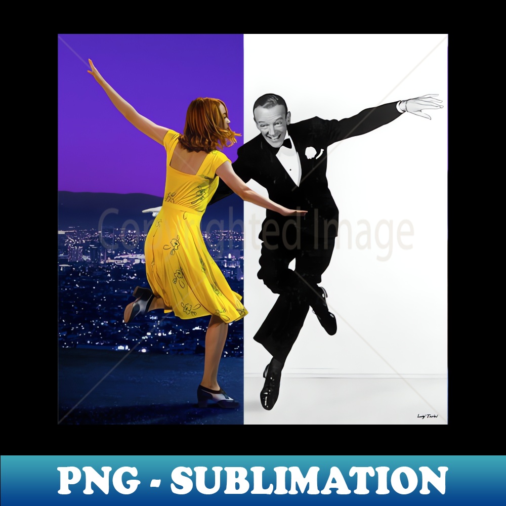Emma Stone And Fred Astaire Instant Sublimation Digital Do Inspire Emma Stone And Fred Astaire Instant Sublimation Digital Do Inspire