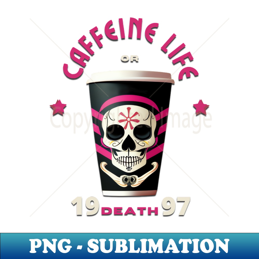 Caffeine - PNG Transparent Sublimation Design - Capture Imag | Inspire ...