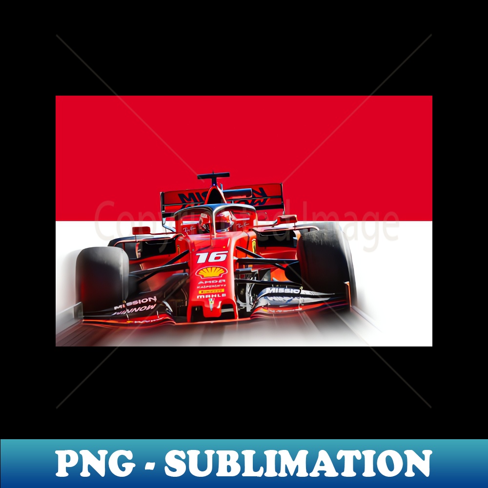 Charles Leclerc - Monaco - Premium PNG Sublimation File - Pe - Inspire ...