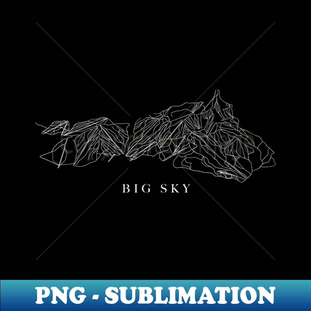Big Sky Ski Resort Map Modern - 1700953854 ZK 6585 BigSkySkiResortMap5973 